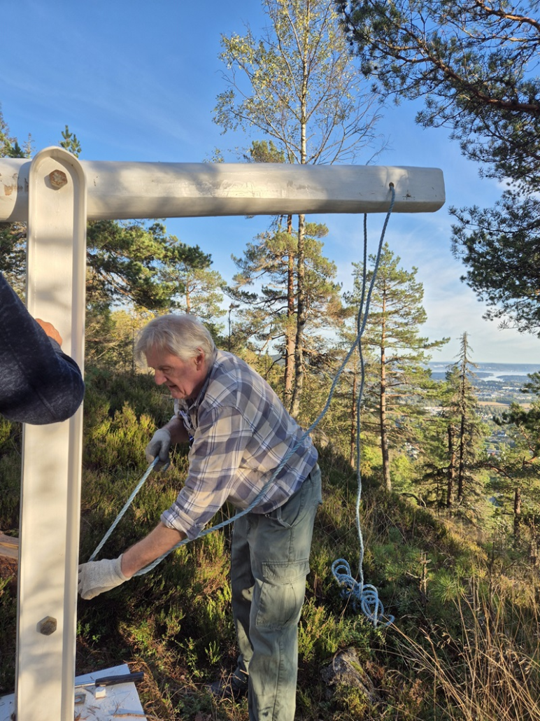 Her slurvar vi ikkje med sikringsarbeidet