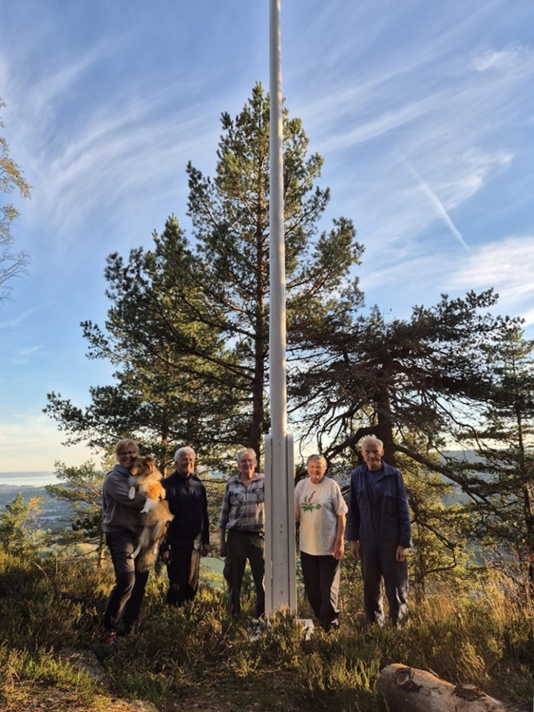Jobben er gjort. Dugnadsgjengen kan puste ut